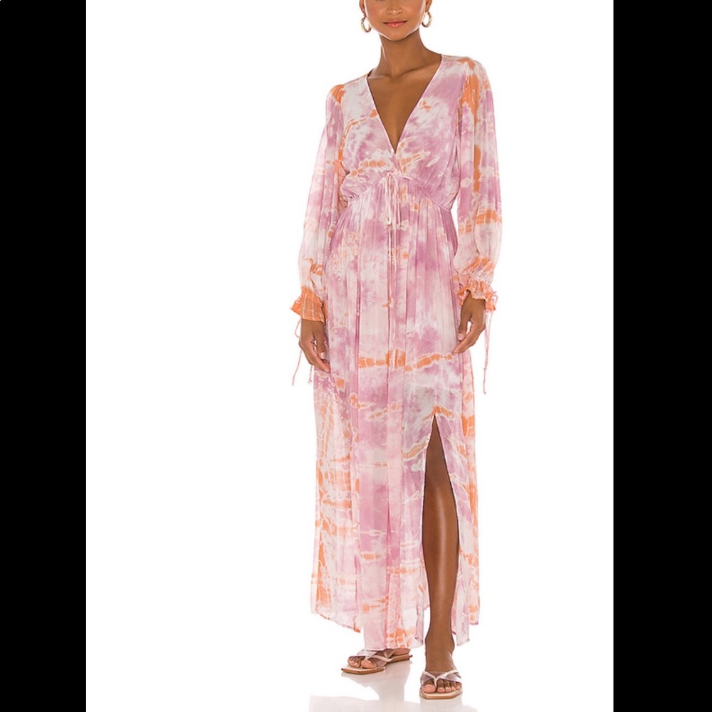 Prairie Dress in Peach Young, Fabulous & Broke